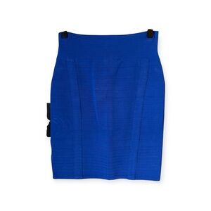 Rock & Republic Vibrant Blue Bandage Mini Skirt NWT